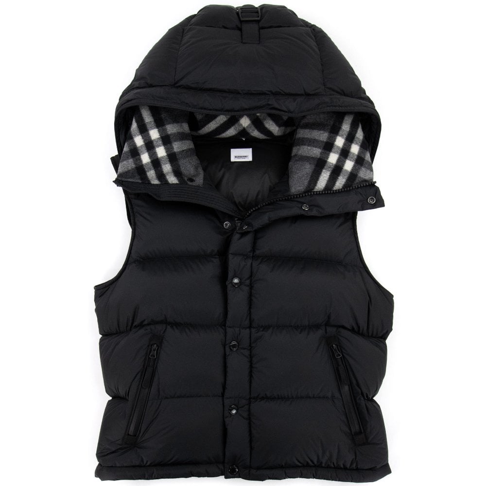 Detachable Sleeve Hooded Puffer Jacket